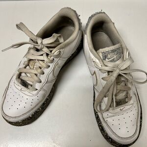 Nike Air Force One Crater Sneakers kids Size 4Y